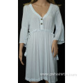 Long Sleeve with Tassels Design Short Dress